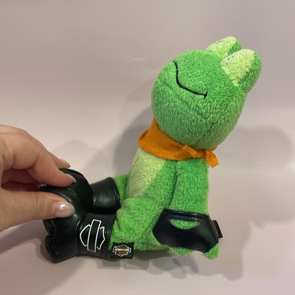2009 Harley Davidson Revit The Frog Bean Bag Plush 8.5” long Good Used Condition - Picture 2 of 9